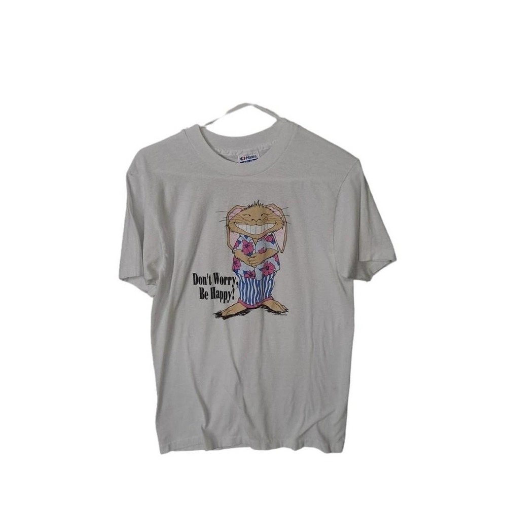 Dont worry be happy vintage t shirt